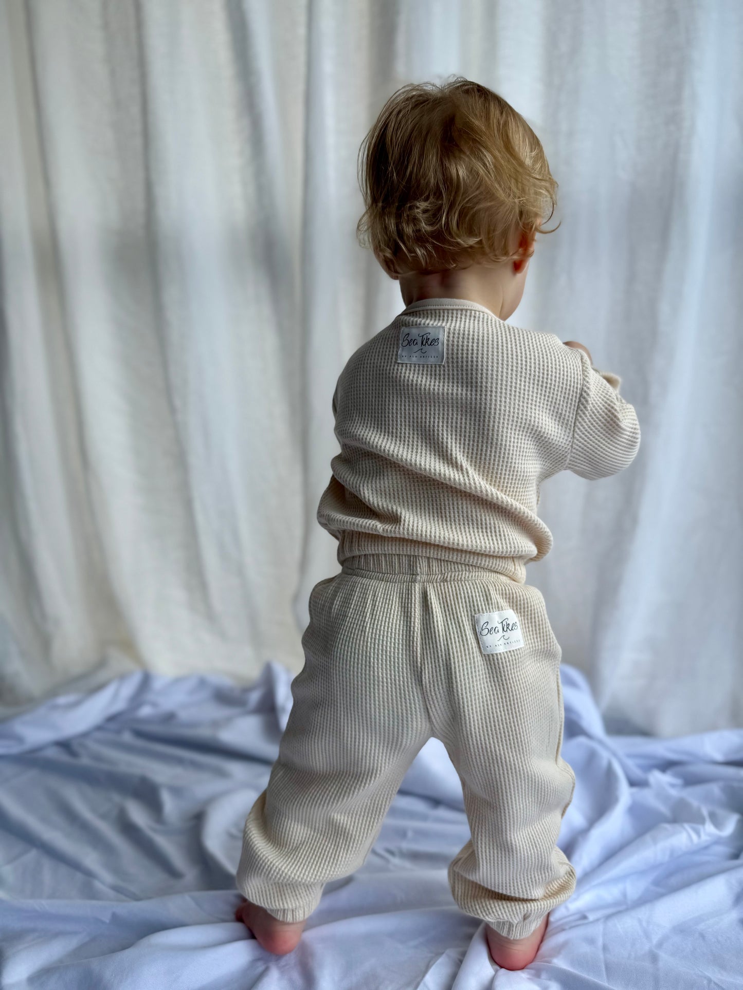 Sea Tikes - Sand Waffle set with Kingfish accent