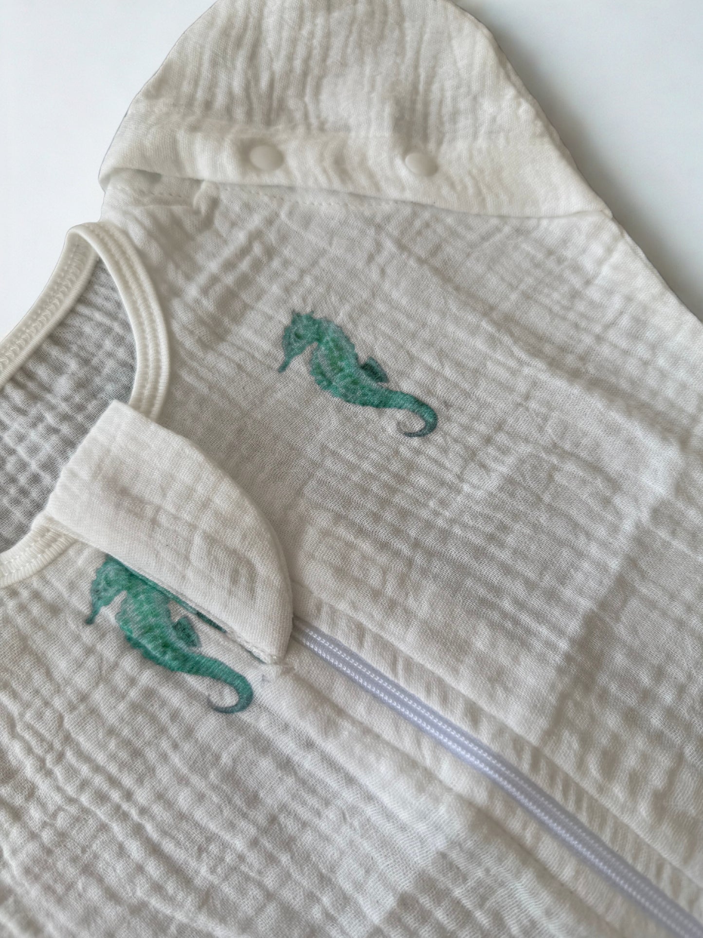 Sea Tikes Seahorse Muslin Sleeping Bag