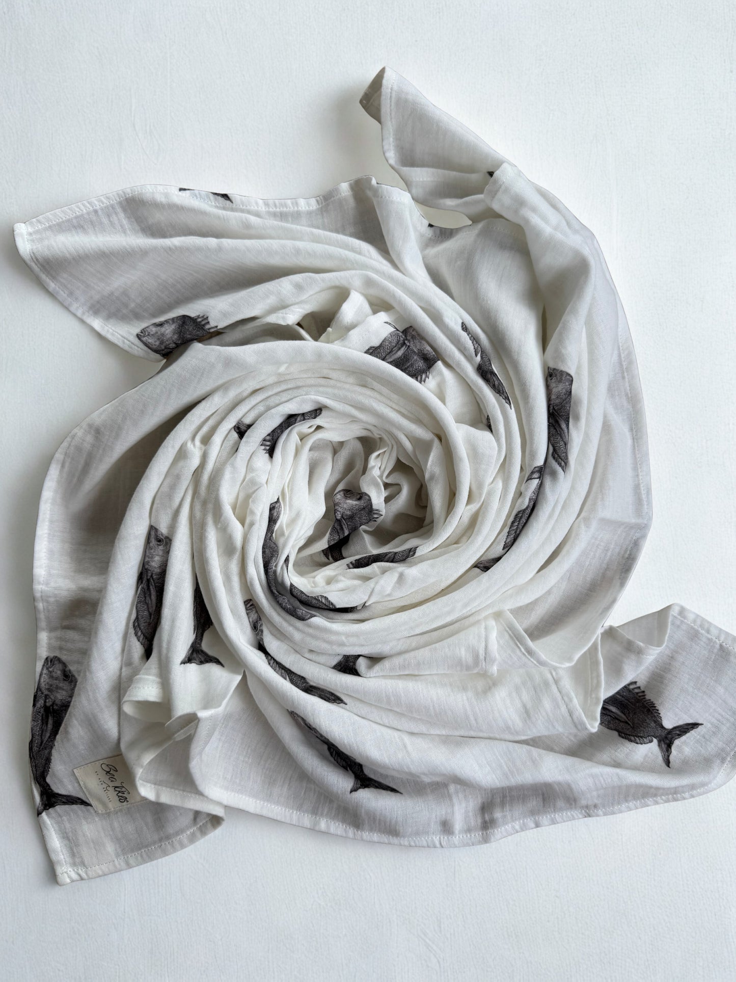 Snapper Baby Muslin Blanket