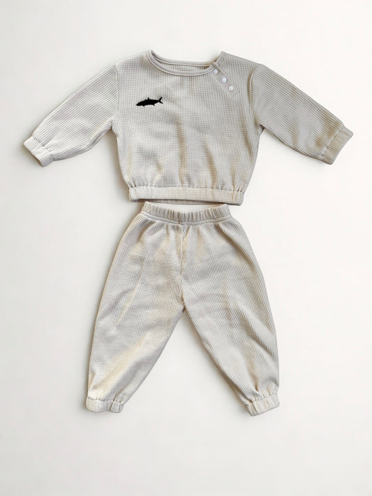 Sea Tikes - Sand Waffle set with Kingfish accent