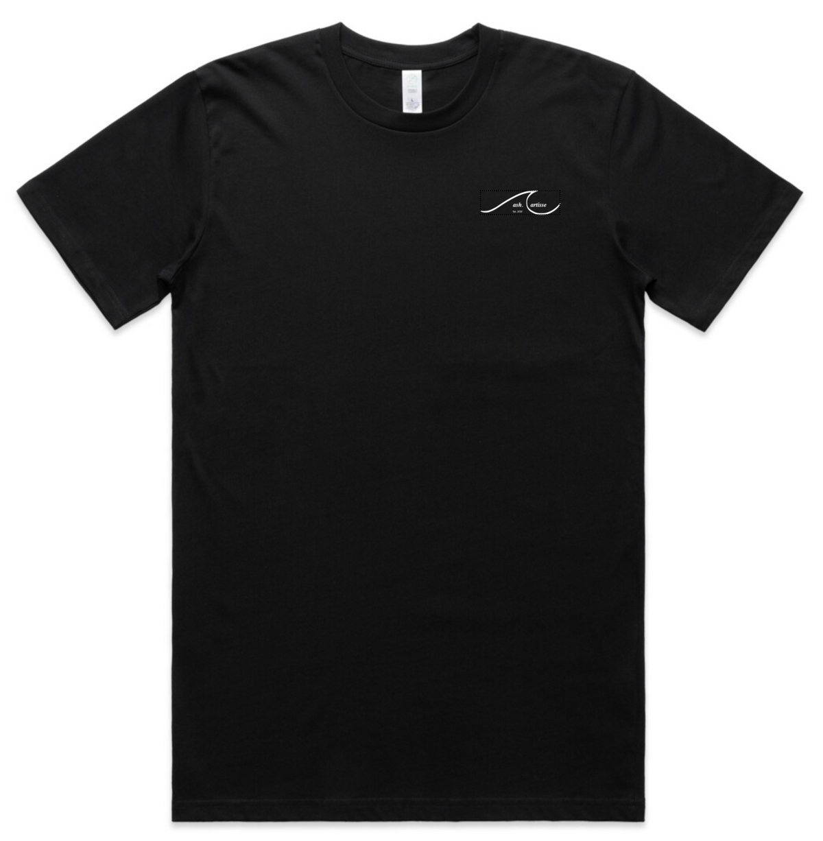 Men's black 'Spirit of the Snapper' Organic Cotton T-Shirt (PRE ORDER)