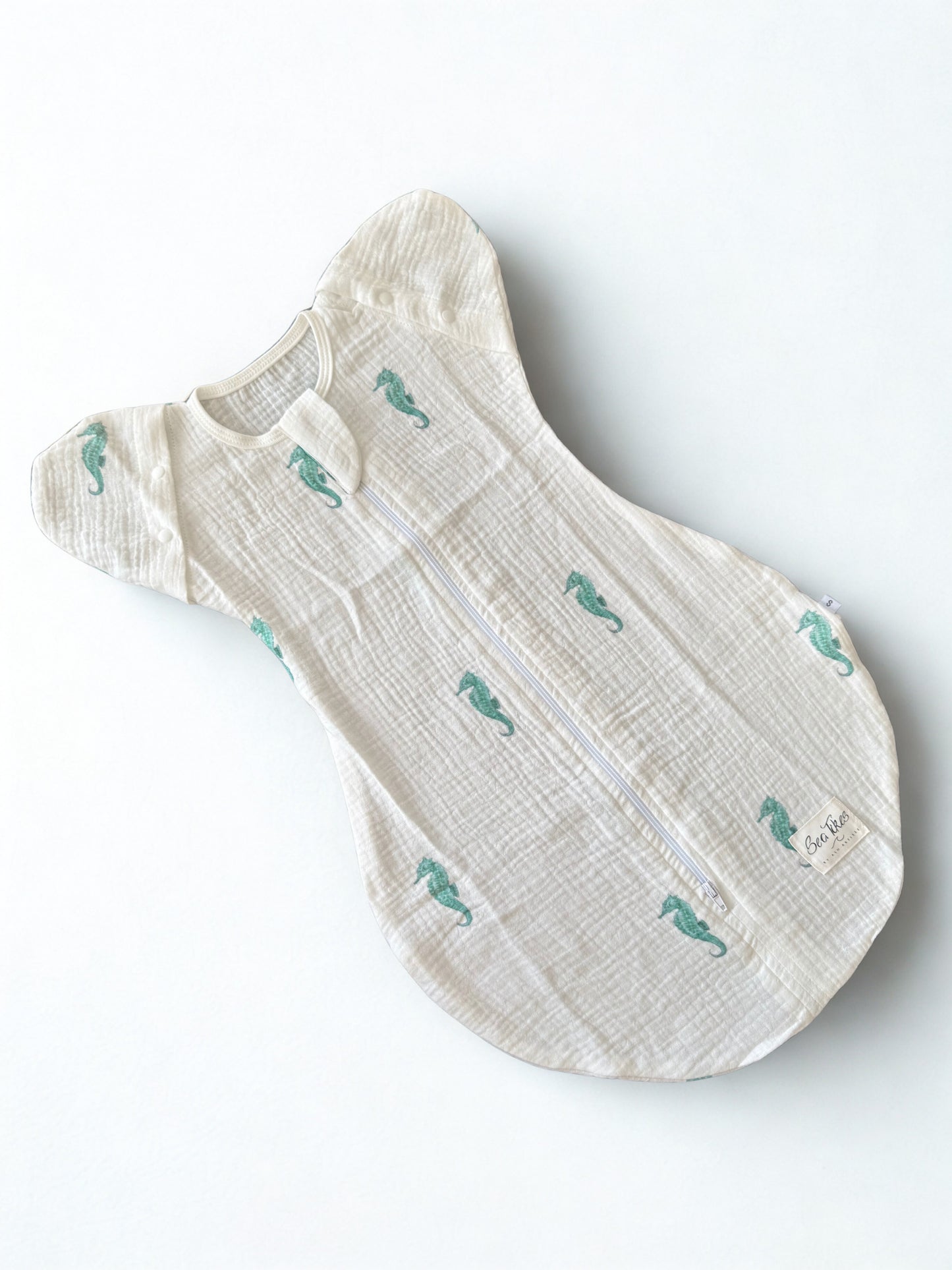 Sea Tikes Seahorse Muslin Sleeping Bag