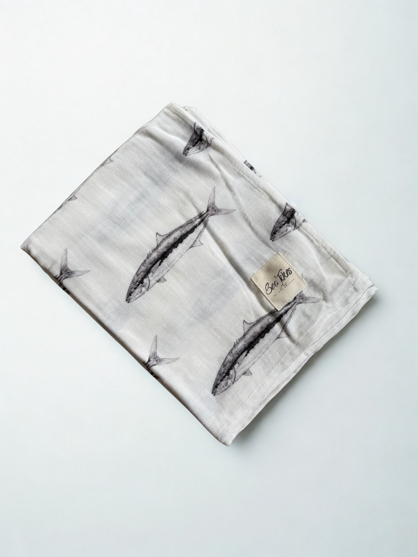 Kingfish Baby Muslin Blanket